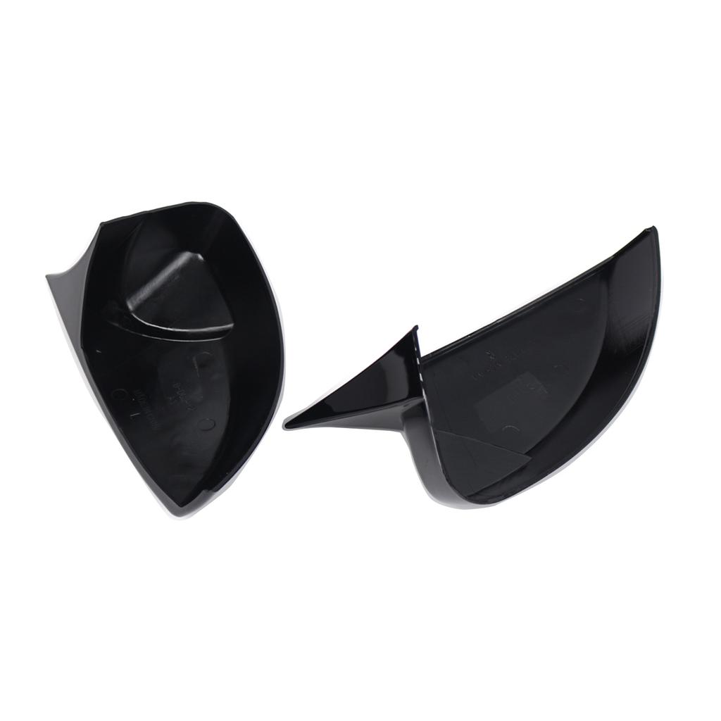 Side Glass Cover Plastic Wing Glass Caps 8V0857527 8V0857528 Replacement Side Glass Casings Suitable for German Vehicles