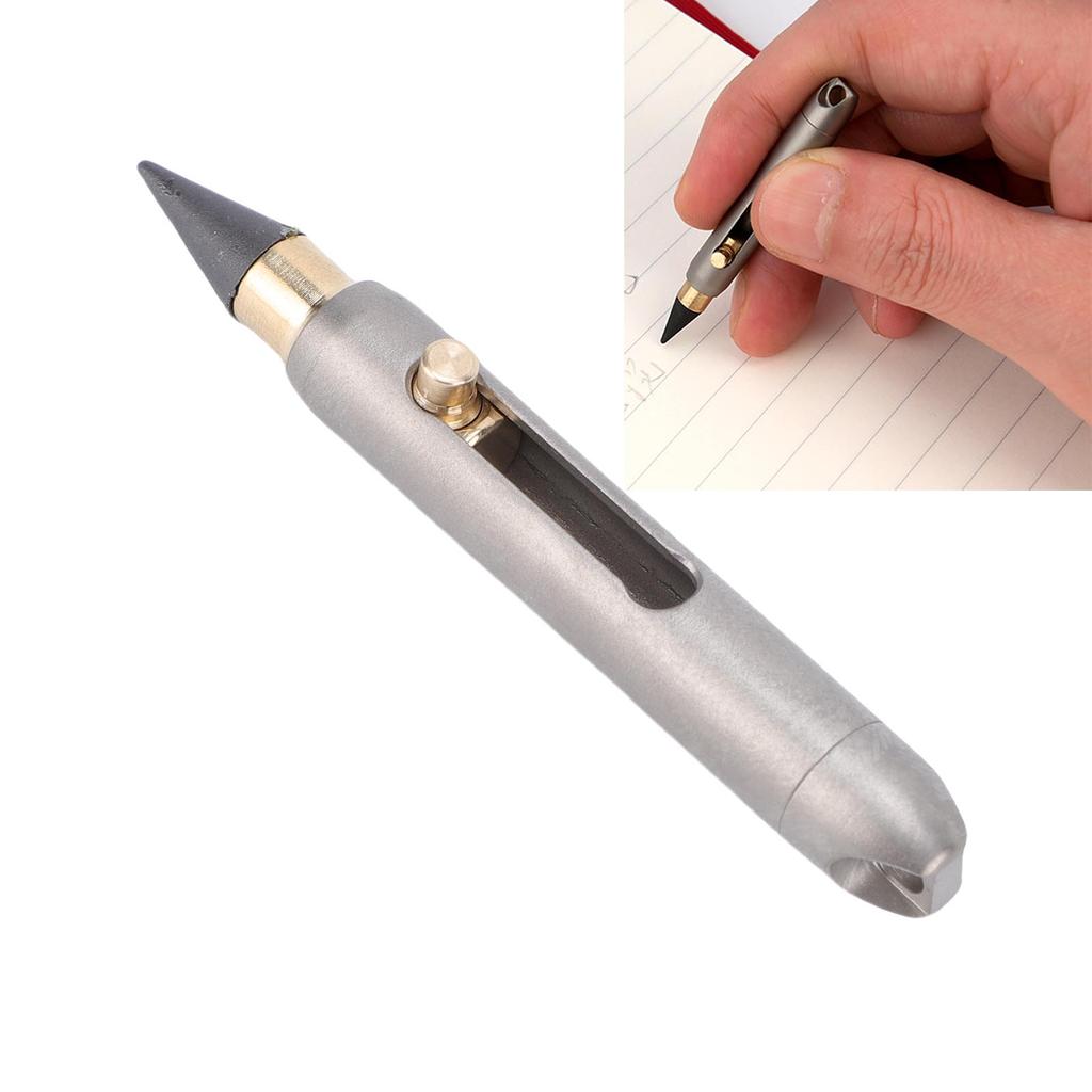 Schlüsselanhänger Einziehbar   Legierung Schreibstift   Schreibwerkzeug zum Skizzieren Zeichnen Schreiben mit 2 Spitzen