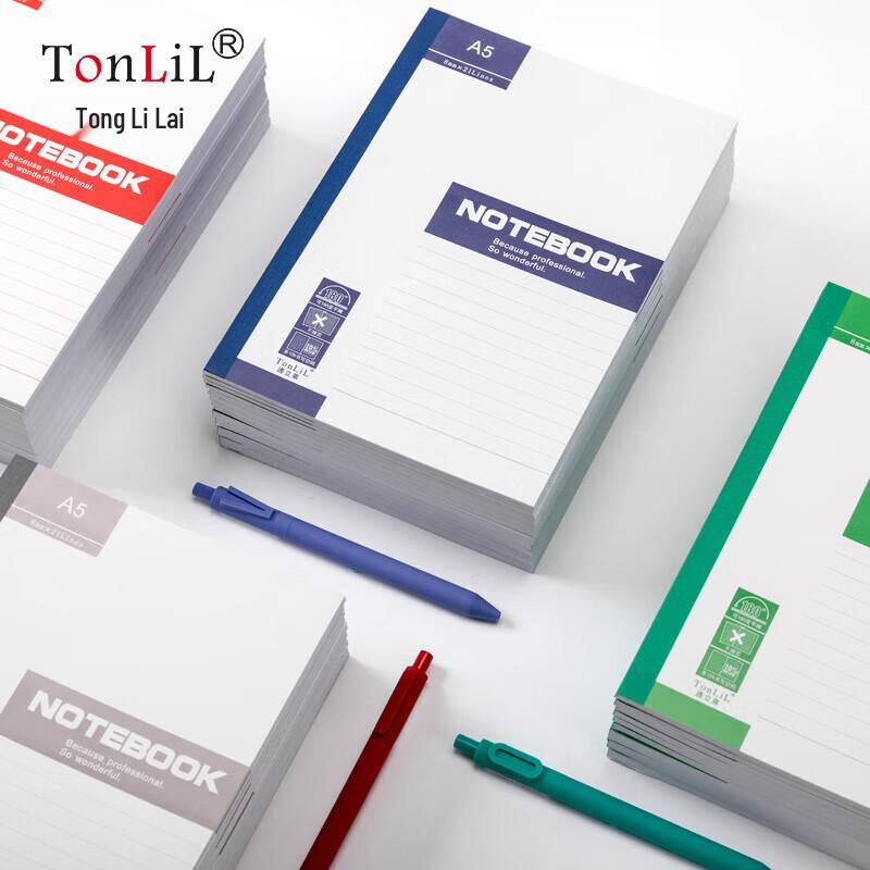 TonLiL B5 Soft Cover Office Notepad (10-Pack)
