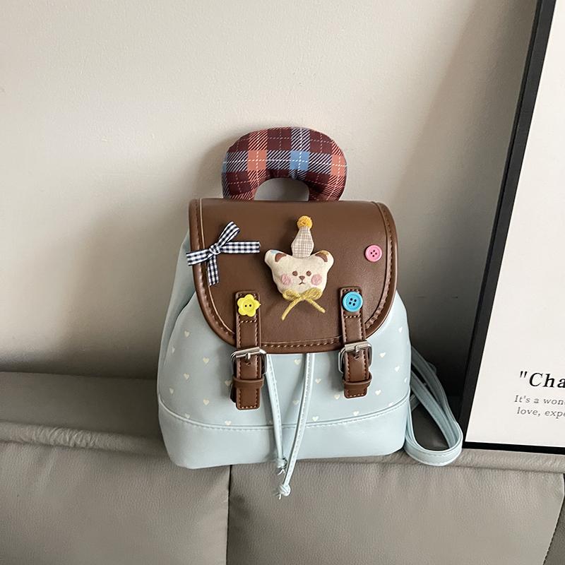 

New Cute Bear Ladies Backpack Multi-Color Fresh Style Women s Shoulder Bag Fashionable And Stylish Bag for Ladies