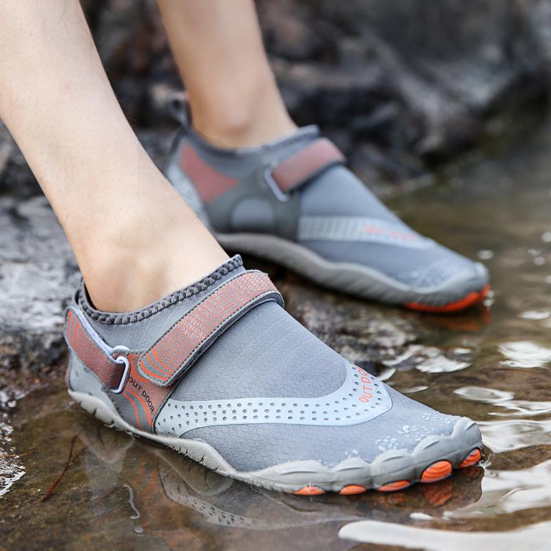 

Wading shoes non-slip quick-drying men and women hiking swimming diving floating sports outdoor beach barefoot creek shoes 35 чёрный