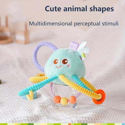 Multifunktionale Handrassel für Babys, 0/3 Jahre, Intelligentes Spielzeug zur Früherziehung für Säuglinge, Grifftraining Beruhigendes Spielzeug, Gemischte Farben