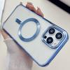 Luxury Plating Transparent Magsafe Magnetic Phone Case For Apple iPhone 11 12 13 14 15 Pro Max Soft Protection Cover On 14 Plus