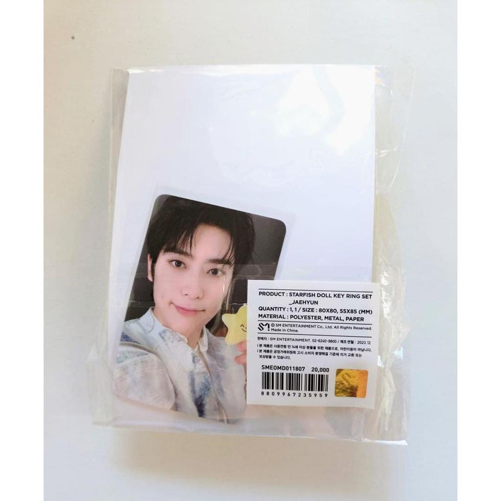 Used NCT127 Jaehyun Starfish Keyring Keychain Star-shaped Trading Card Goods