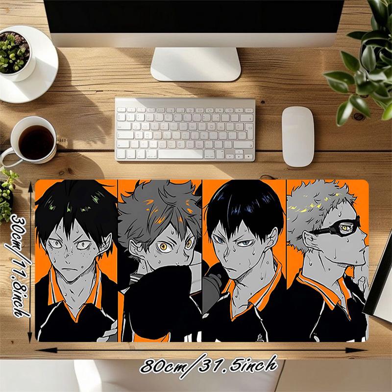 1PC Anime characters Large Durable Mouse Pad Suitable for Office Desks, Gaming Desktops.Non-Slip Back P61