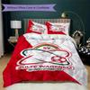 SV Zulte Waregem Pattern Bedding uilt Set uilt Cover Pillowcase Home Decoration Birthday Gift (1 * duvet cover + 2 * pillowcase without core)