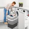 75/100L Large Laundry Bags Baskets with Handles Durable Dirty Clothes Hamper Storage Basket for Home Dorm Hotels Laundry 40*30*60cm