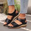 Fashion 2025 New Fashion Wedge Sandals for Women Summer Thick Sole Non Slip Beach Shoes Woman Lightweight Platform Sandals