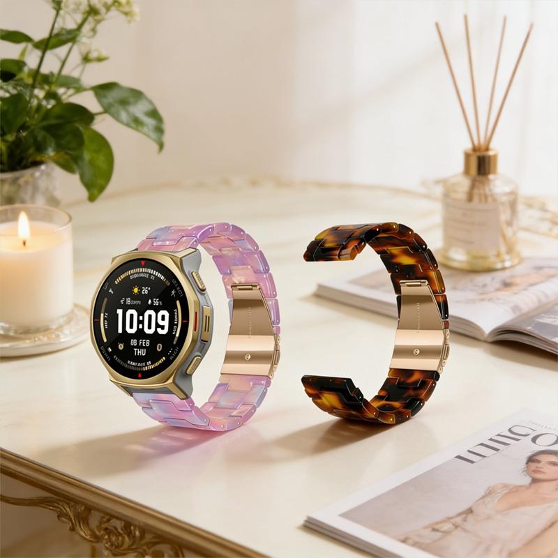 Cinturino in Resina Per Amazfit T-Rex3 Pro 48/44mm Traspirante Moda Durevole Braccialetto Per Amazfit Bip 6-5/Balance 2-1/Active 2-2 Quadrato