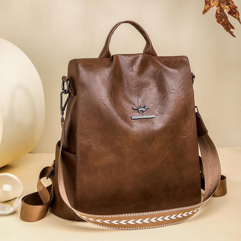 Fashionable Ladies' Backpack, Lightweight, Water-resistant, Storage, Anti-theft for Shopping, Travel Crossbody Bag