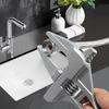 Adjustable Wrench Wide Jaw 6 To 68mm for Bathroom Sink Faucet Drain Pipe Fittings Plumbing Tool