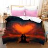 Set Copripiumino Cuore Rosso Amore Tema Romantico Copripiumino Regalo di San Valentino per Ragazze Donne Coppia Set Biancheria da Letto Misura King
