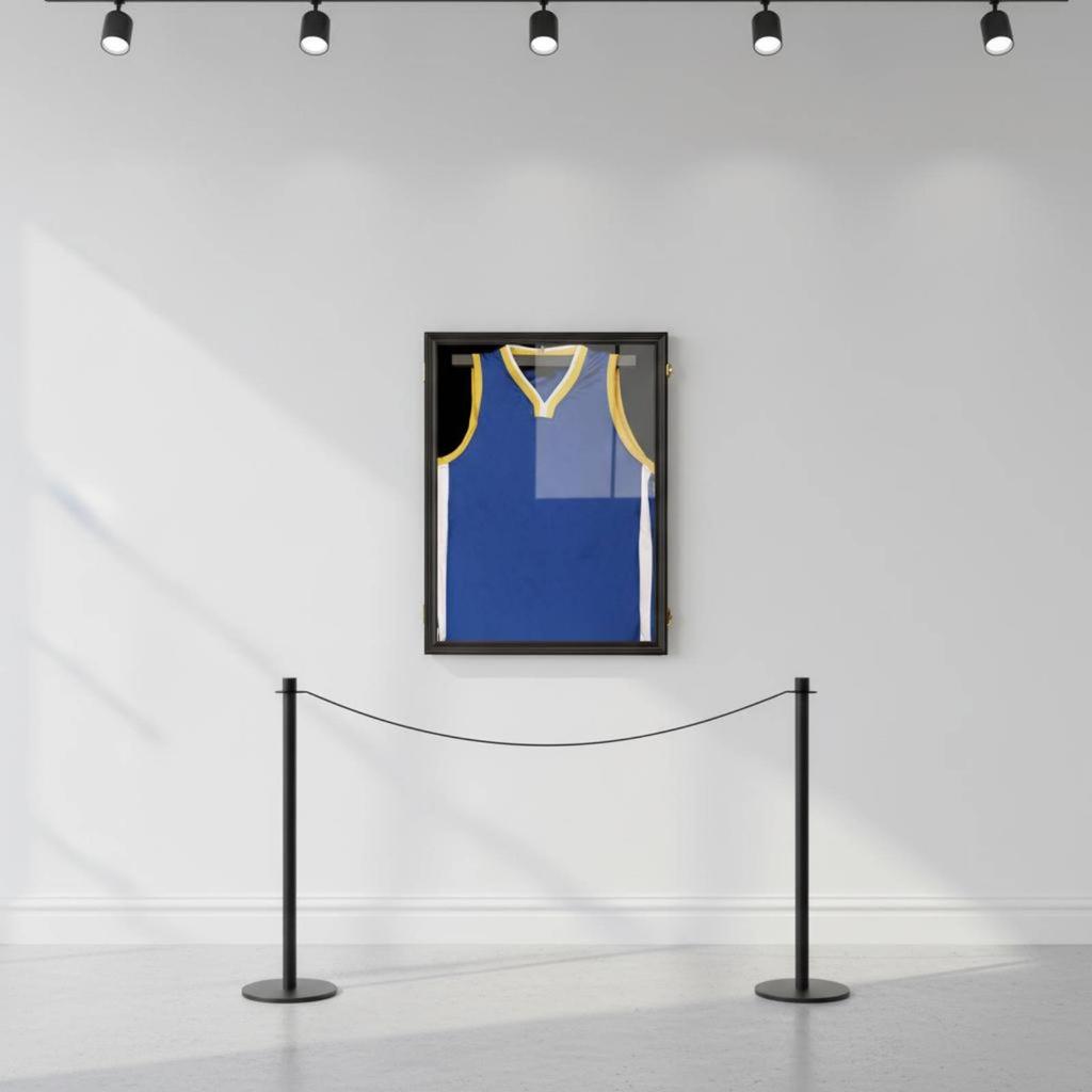 Sports Jersey Display Frame Easy to Hang Jersey Shadow Box Home Decor Dust Protection Dustproof for Collectors, Game Room
