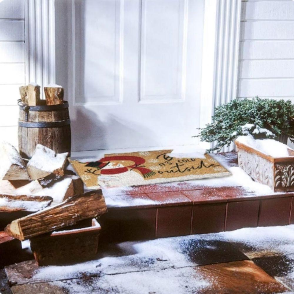 Weihnachtsdekoration Fußmatte Frohe Weihnachten Wichtel Elch Teppich Innenbereich Außenbereich Bodenmatte Feiertag Heimdekoration