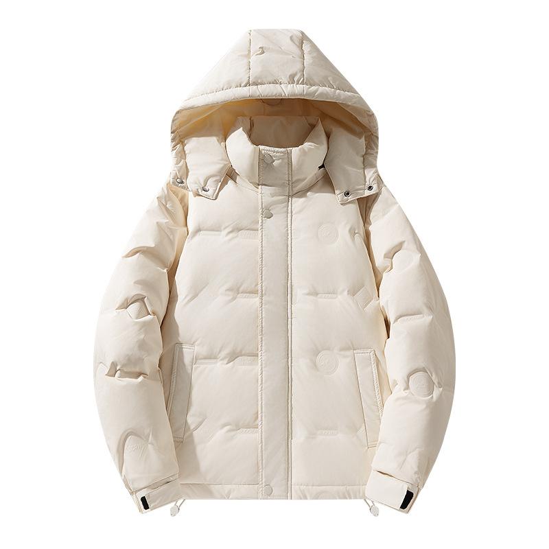 Autumn and Winter New Down Jacket for Young Men Warm Trend White Duck Down Hooded Fashion Casual Down Men's Jacket
