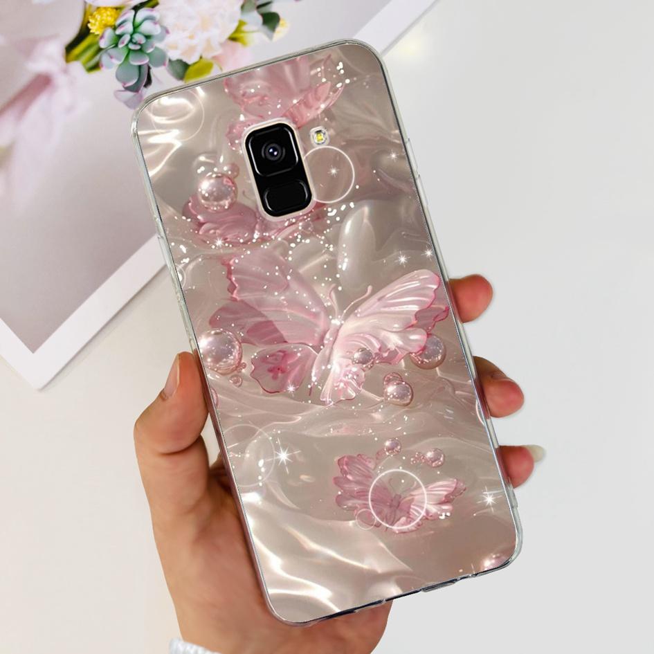 For Samsung Galaxy A8 Plus 2018 Case SM-A730F Cover Cute Cartoon Silicone Soft TPU Phone Case For Samsung A8 2018 SM-A530F Coque