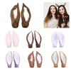 Handmade Hairhoop Making Kits Plush Fawn Ear for Crafting Headband Craft Hairhoop Accessory Costume Headpiece Materials