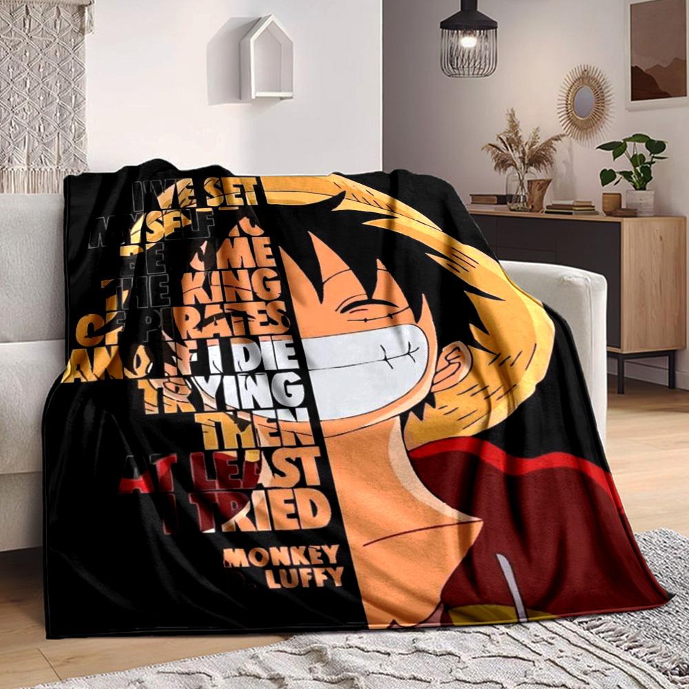 1pc One Piece Blanket Lightweight Flannel Blanket Throw Blanket For Sofa, Bed, Travel, Camping, Livingroom, Office, Couch