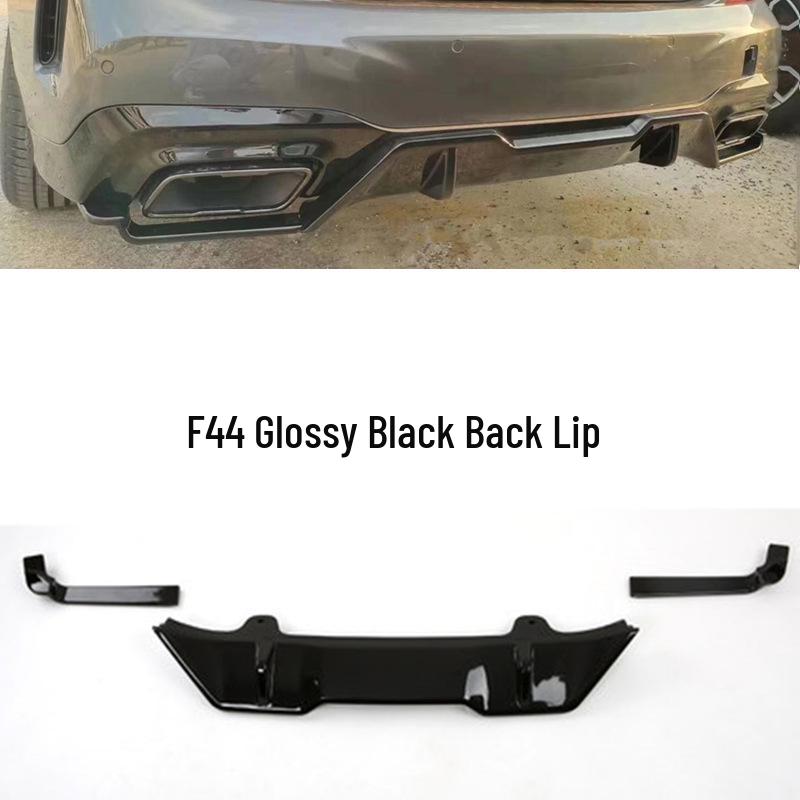 Compatible with 2023 BMW 2 Series F44: Front Lip, Rear Diffuser, Tail Wing, Side Skirts, Night Black Grille Body Kit 225 Fan.