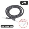 Dryer Drain Hose 10mm Heat Resistant Durable Replacement Extension with Adapter Multiple Sizes for Laundry Room Dryer Use