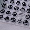 Holiday Party Nail Decals Halloween 3D Embossed Stickers, Skeleton Hand Pumpkin Spider Bat Gothic Manicure Art Decals, Decoration for Decor Sticker