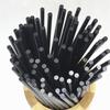 Frosted Black Melamine Chopsticks (50 Pairs, 24cm)