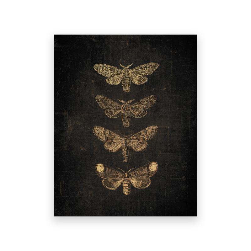 Dancing Witches Art Prints Vintage Gothic Posters Dark Academia Aesthetic Canvas Painting Witchy Wall Pictures Living Room Decor