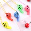 5/10pcs Colorful Whistle Smiling Face / Football Style Noise Producing Material Creating Festive Gathering Atmosphere TMZ