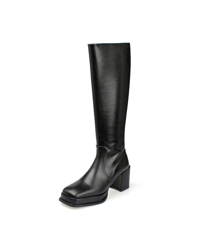 Shoehi Sophia Square Toe Long Boots B3810 (2 Colors)