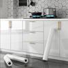 Glossy White Stickers Vinyl Self Adhesive Waterproof Oil Proof Sticker Kitchen Counter Panels Furniture Renovation Wallpaper