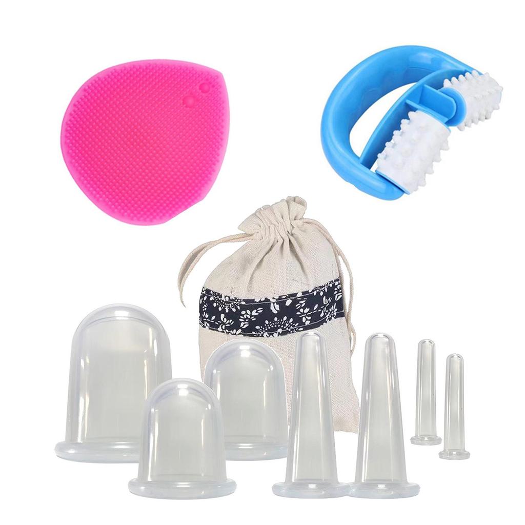 Transparent Silicone Face Massage & Moisture Cupping Device
