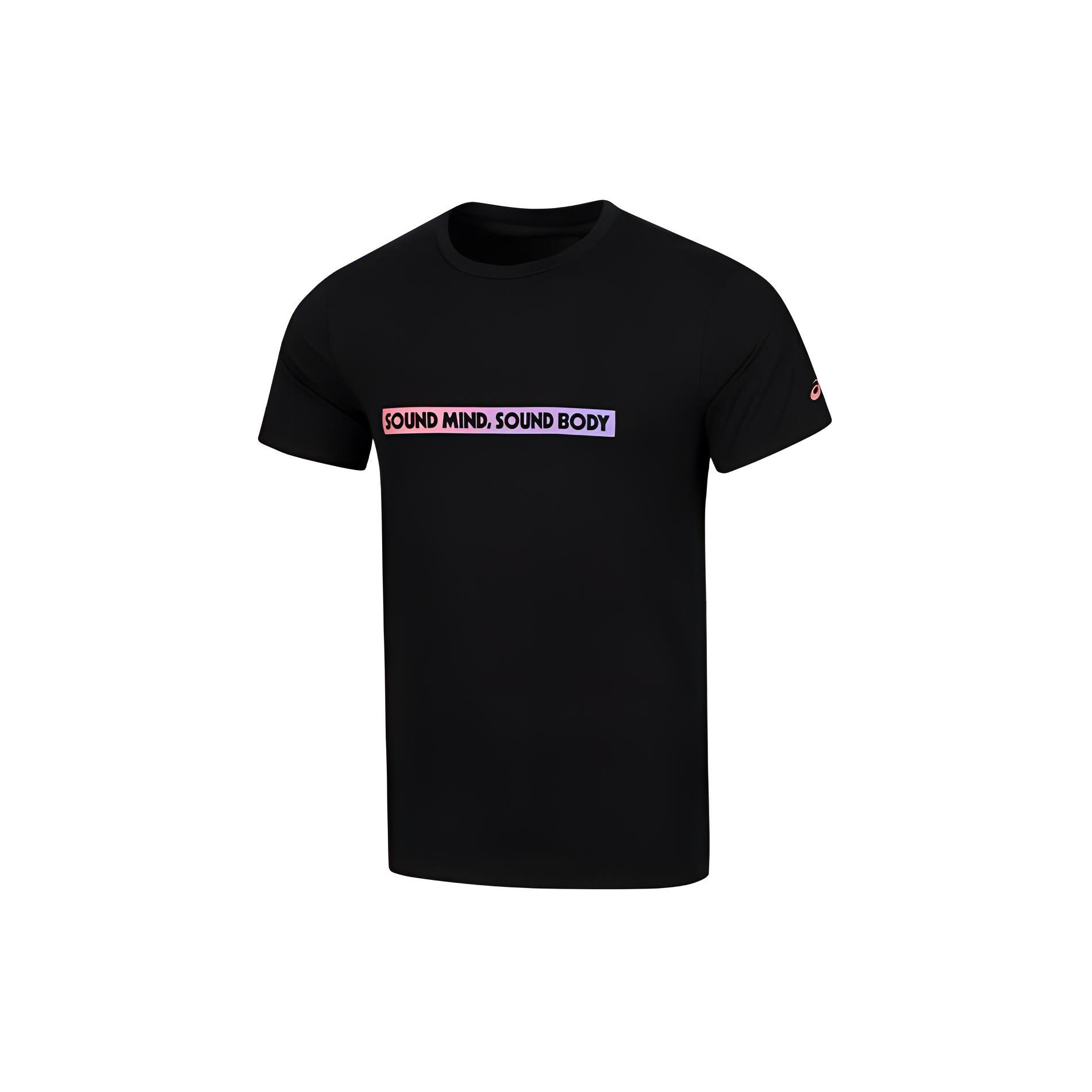 

New ASICS T Shirts Men s Black 2031D849-001 S