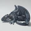Resin Dragon Ornaments Large Size Dragon Decoration Black Dragon Sculpture  Desk Statue
