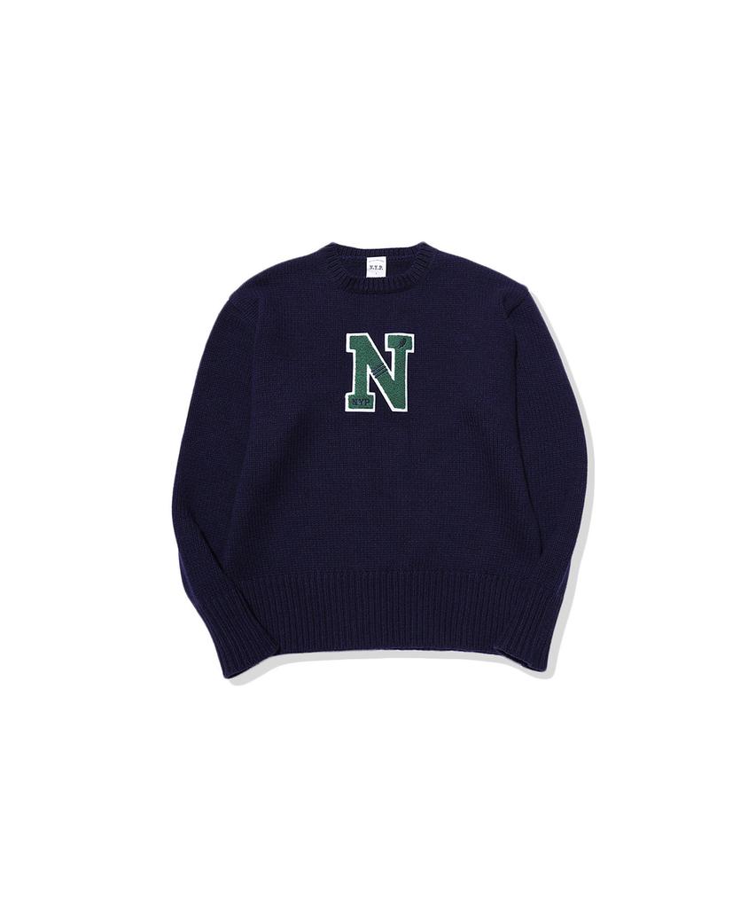 N.Y.P Crew Neck Sweater (Deep Blue)