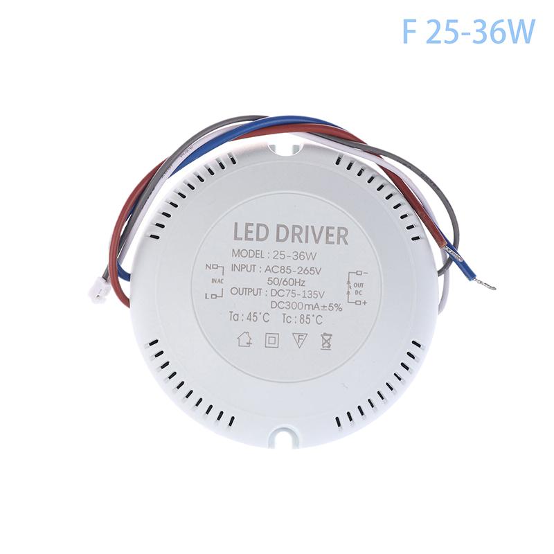 

Круглый светодиодный драйвер Ac85-265V для Dc3-135V адаптер питания внешний трансформатор для светодиодной ленты лампы внутреннего освещения