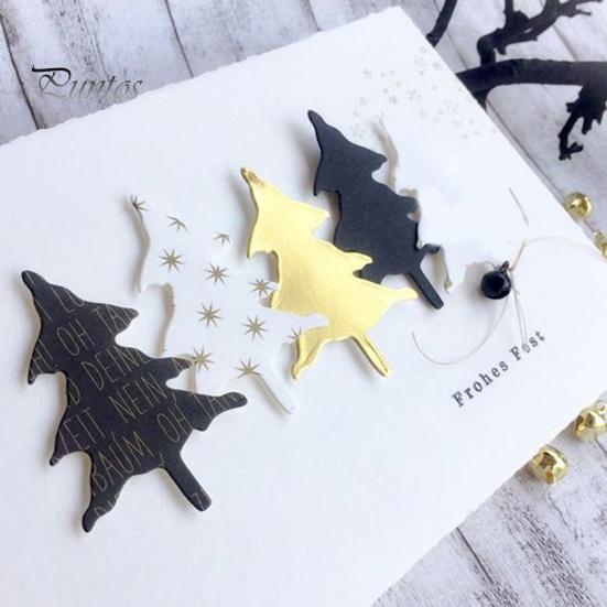 Cutting Die Christmas Tree Exquisite Carbon Steel Multipurpose Die Cutting for Greeting Cards