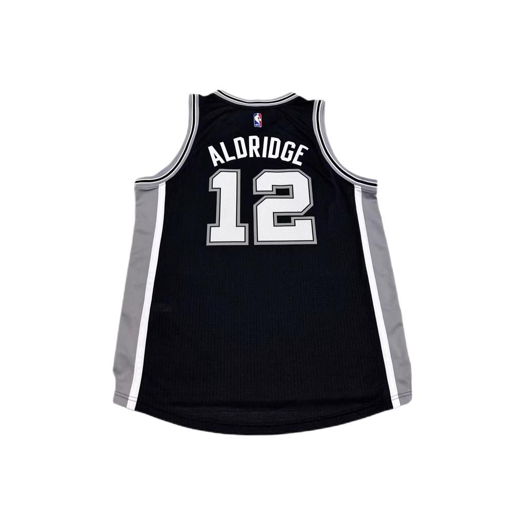 Adidas NBA Spurs Aldridge Comfortable Soft Skin-Friendly Versatile V-Neck Basketball Jersey Unisex jersey 7470A-304-K92975