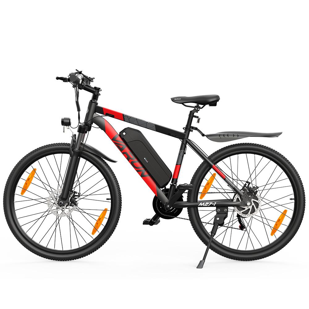 E-Bike für Erwachsene VARUN 27,5" 500W Motor City E-Bike 48V 13AH Max. Reichweite 70km Zuladung 150kg 21 Gänge M27