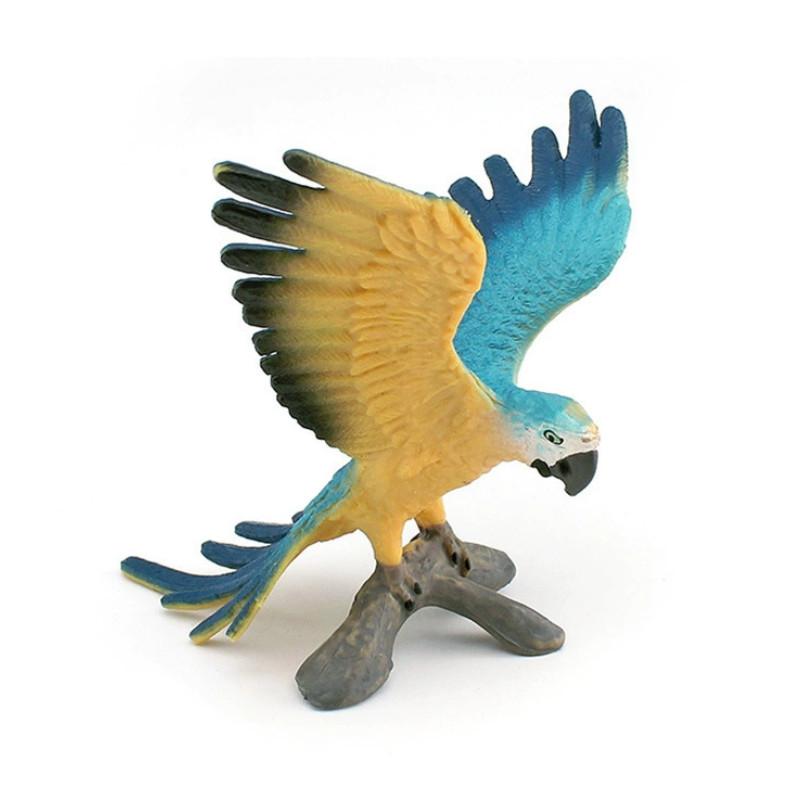 Natureinspired Bird Statue White Head Eagle Plastic Animal Figurine For Display