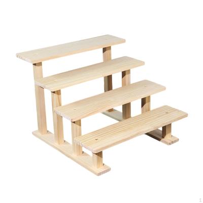 Holz Display Erhöhung Cupcake Ständer Dekorative Figur Parfüm Organizer für Figuren