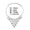 Boho Ethnic Head Chain With Alloy Coins Tassels Festival Costume Accessory