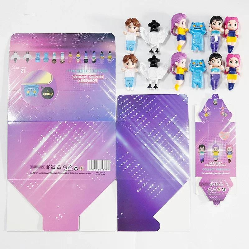 Kpop Dämonenjäger Sammle Mini Anime Figur Schmuck Blind Box Derpy Tiger Rumi Mira Zoey Sussy Puppe Weihnachten Geburtstag Fan Geschenk