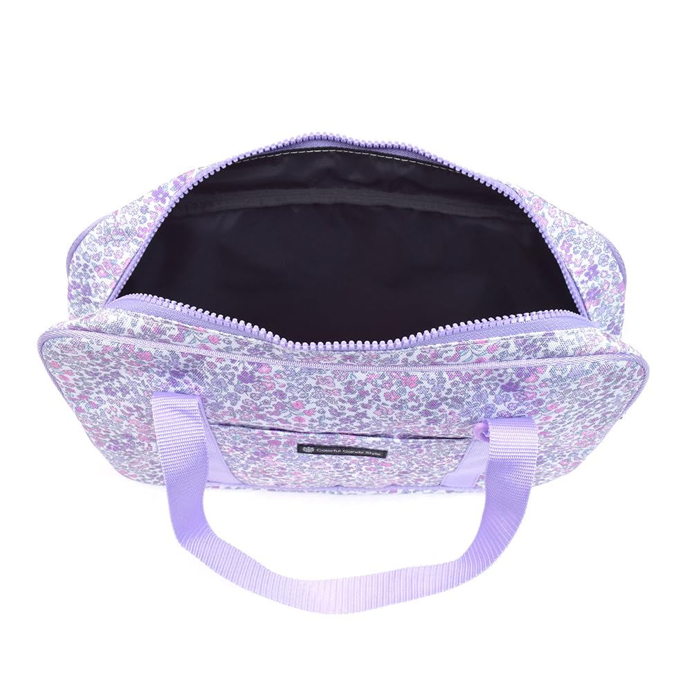 COLORFUL CANDY STYLE Calligraphy and Lightweight Mesh Floral by Elementary with Shoulder Set, Water-Repellent (Side Type), Mist, Kuretake, School,