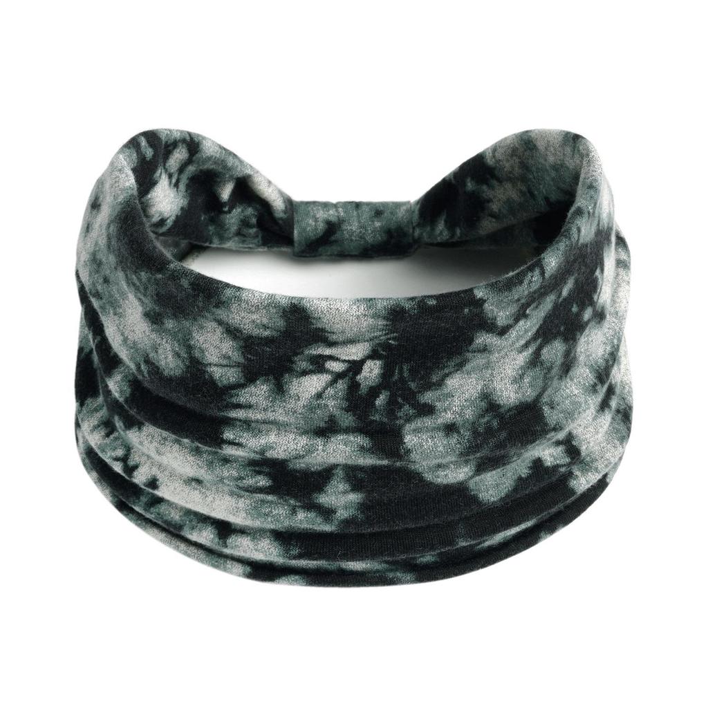 Bohemian Retro Print Yoga Headband: Wide African-Inspired Headscarf for Women