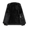 Autumn New Fur One-piece Retro Men's Leather Jacket Leather Jacket Dad Casual Velvet Thickened Jacket Trendy Brand Men