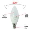 Lot de 2 ampoules LED E14 4,9W 470Lm 2700K - garantie 5 ans