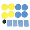 13PCS Sponge Rub Kit Polishing Waxing Lightweight Rust Cleaning Tool for Automobile