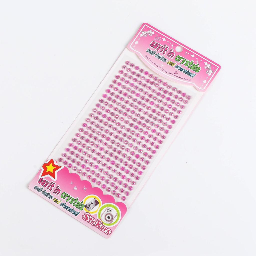 Colorful Acrylic Rhinestone Sunflower Stickers for DIY Phones & Office Supplies