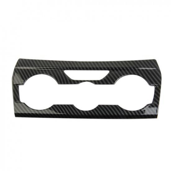 Carbon Fiber Style Central Control A/C Panel Cover Tirm For Subaru Crosstrek/XV