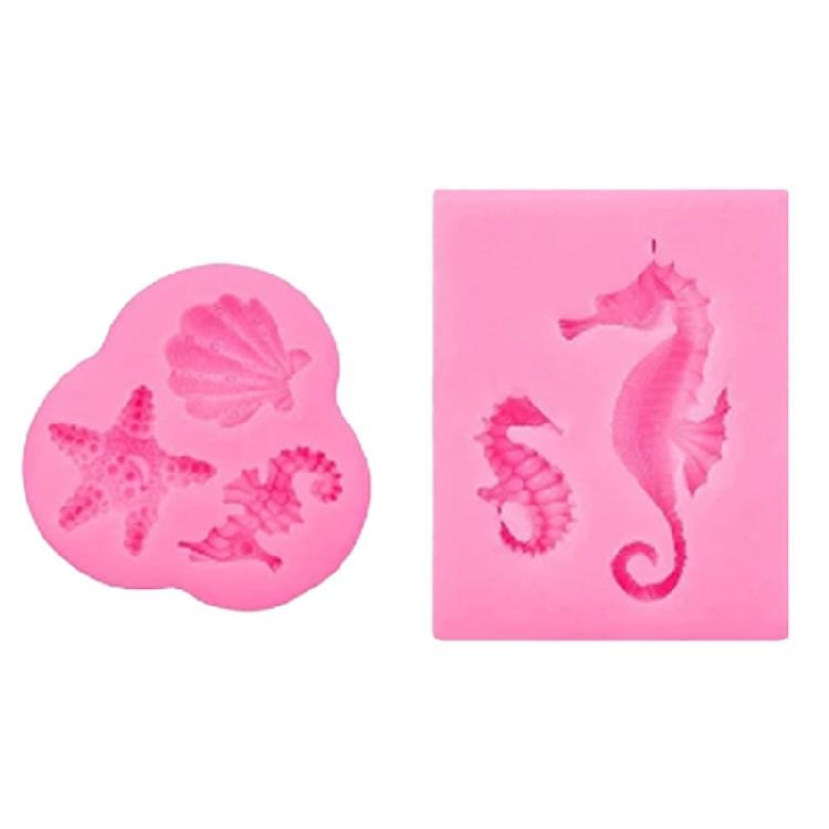 Soap Molds Chocolate Candy Molds Cake Decorating Tools Ocean Fish Theme Durable